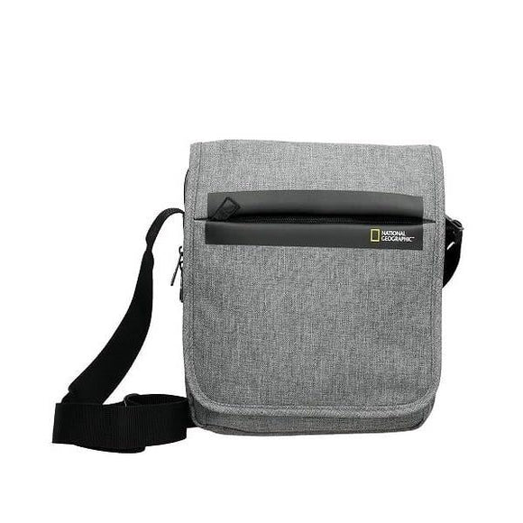 BOLSO STREAM POLYESTER CON TAPA GRIS NATIONAL GEOGRAPHIC  NG- N13114.22