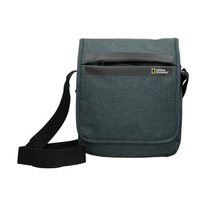 BOLSO STREAM POLYESTER CON TAPA ANTHRACITE NATIONAL GEOGRAPHIC NG- N13114.89
