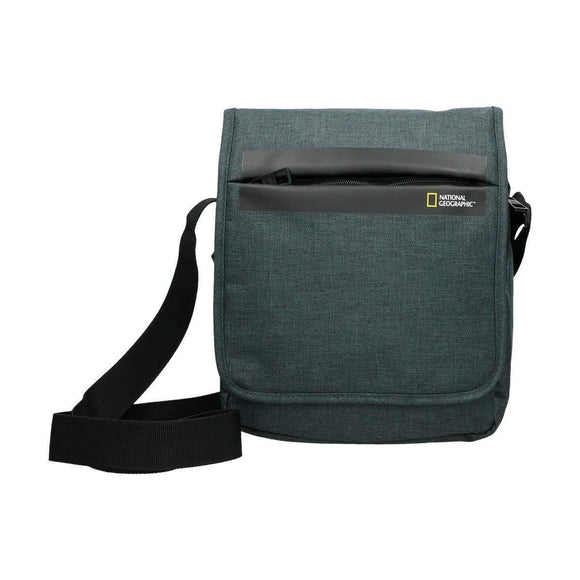 BOLSO STREAM POLYESTER CON TAPA ANTHRACITE NATIONAL GEOGRAPHIC NG- N13114.89