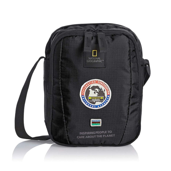 Bolso Mediano EXPLORE Polyester National Geographic Negro NG-N01103.06