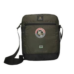 BOLSO POLYESTER MODELO EXPLORE VERDE MILITAR NATIONAL GEOGRAPHIC NG- N01104.11