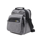 BOLSO STREAM POLYESTER FLAP L GRIS NATIONAL GEOGRAPHIC  NG- N13103.22