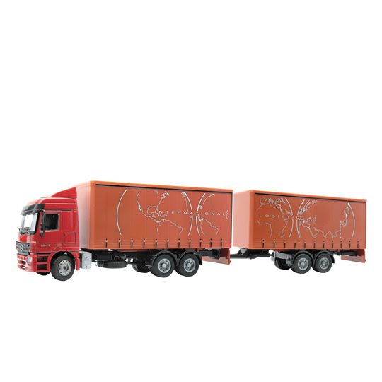 CAMION MERCEDES CON DOBLE TAUTLINER CORTO MCA Joal Jo-355