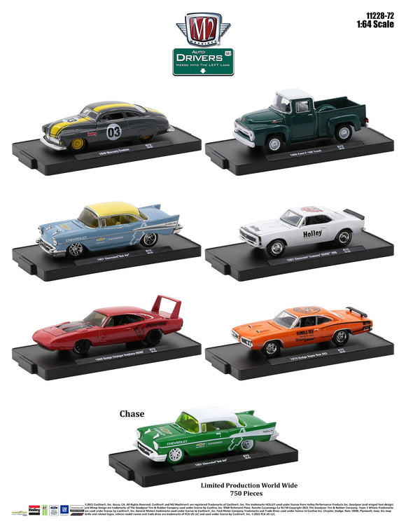 Auto  Dodge,Mercury,Ford,Chevrolet 1:64 M2 M2-11228-72