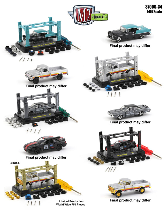 Auto  Ford,Chevrolet,Dodge, 1:64 M2 M2-37000-34