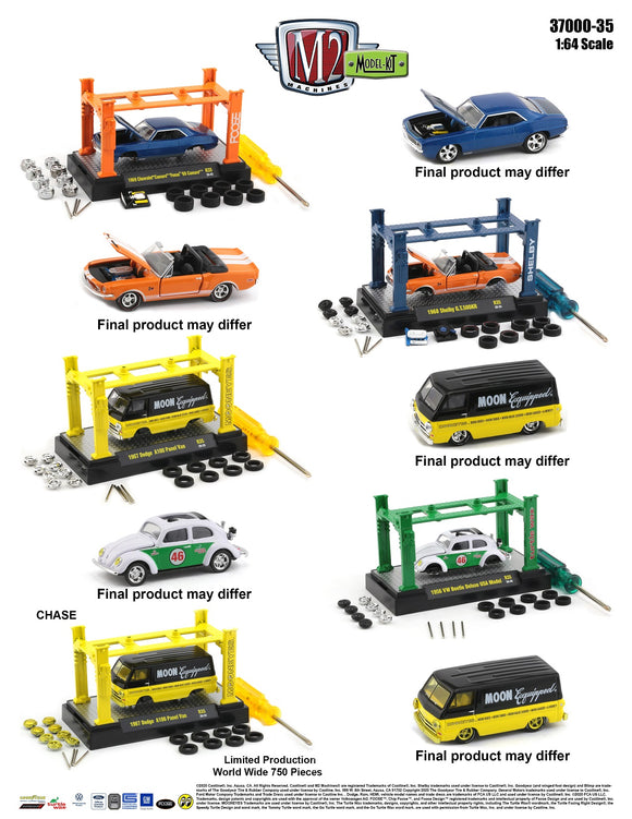 Auto  VW,Dodge,Shelby,Chevrolet Armable 1:64 M2 M2-37000-35