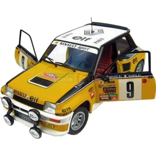 Auto Renault 5 Turbo N°9 1981 Monte Carlo Rallye Winner MCA:U.Hobbies UH-4530
