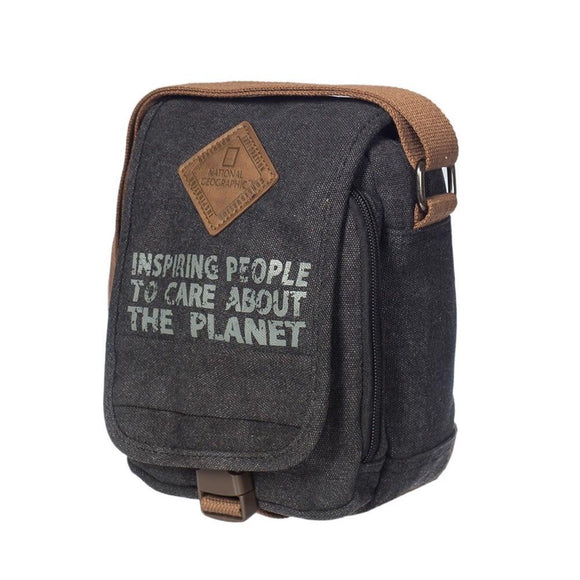BOLSO POLYESTER MODELO FIELD NEGRO NATIONAL GEOGRAPHIC NG- N05001.06