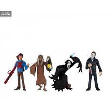 Figura Ghostface,Creep,Michael Myers,Bloody Ash 15 Cm Surtido x 4 NC-39730
